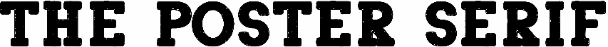 The Poster Serif