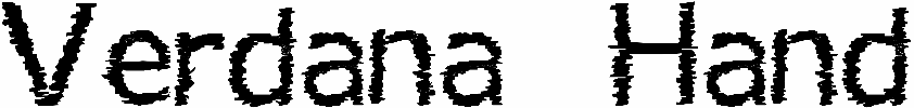 Verdana Hand