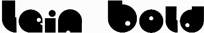 Lein Bold