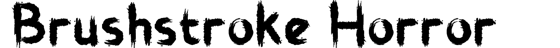 Brushstroke Horror