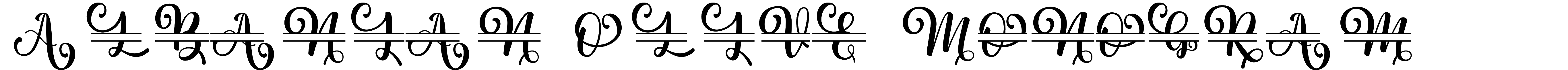 Albanian Olive Monogram