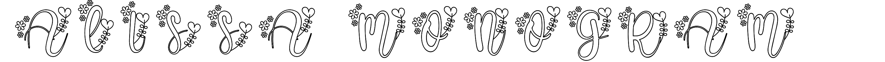 Alissa Monogram