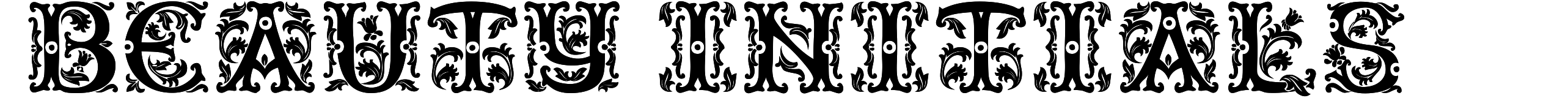 Beauty Initials