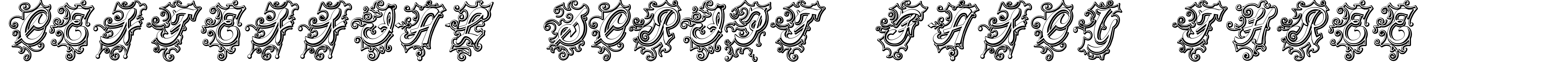 Centennial Script Fancy Three