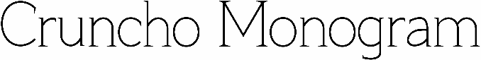 Cruncho Monogram