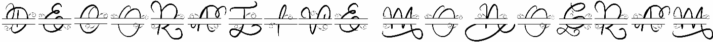 Decorative Monogram
