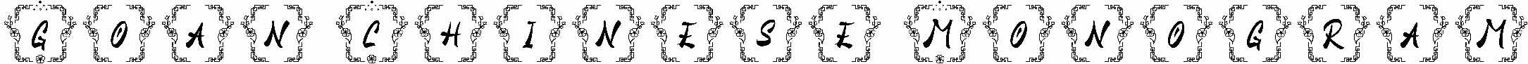 Goan Chinese Monogram