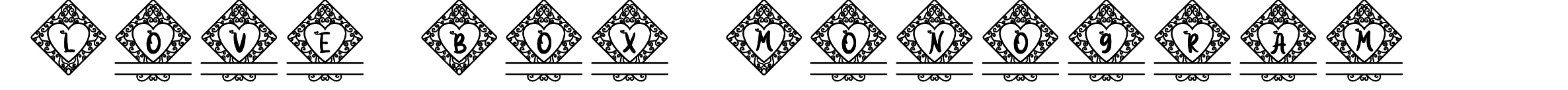 Love Box Monogram