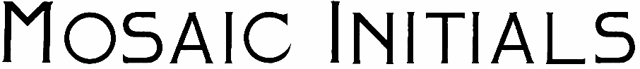 Mosaic Initials