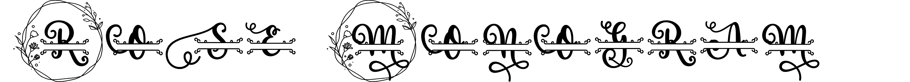 Rose Monogram
