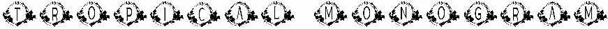 Tropical Monogram