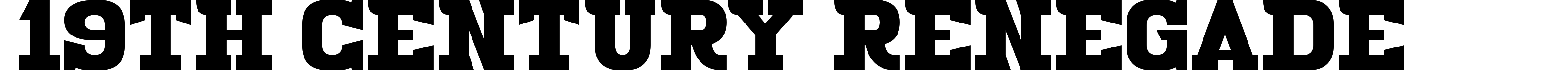 19th Century Renegade