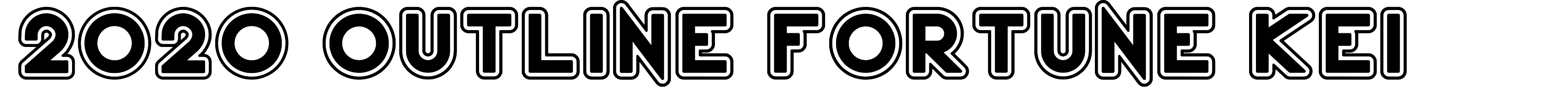 2020 Outline Fortune Kei