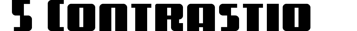 5 Contrastio