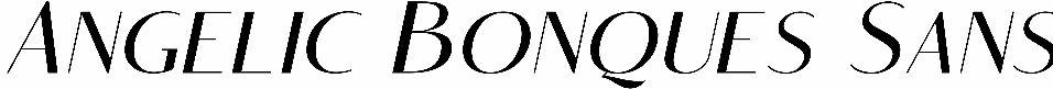 Angelic Bonques Sans