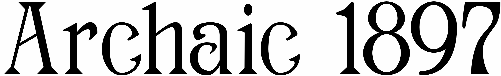 Archaic 1897