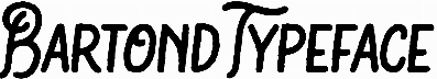 Bartond Typeface