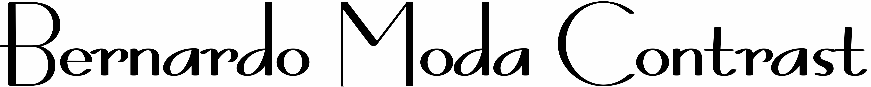 Bernardo Moda Contrast