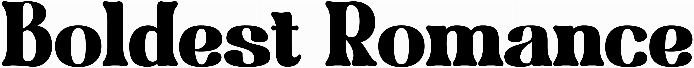 Boldest Romance