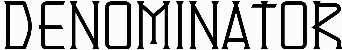 Denominator