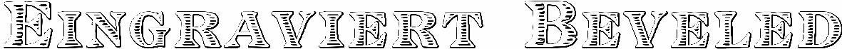 Eingraviert Beveled