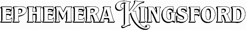 Ephemera Kingsford