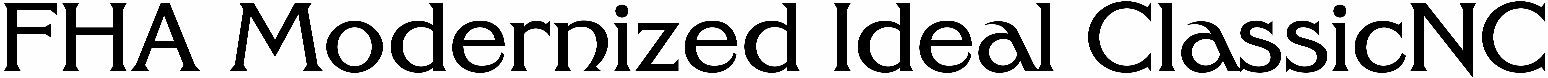 FHA Modernized Ideal ClassicNC
