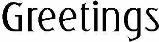 Greetings
