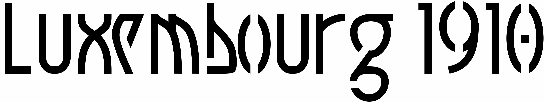 Luxembourg 1910