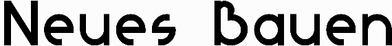 Neues Bauen