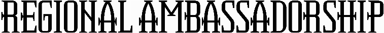 Regional Ambassadorship