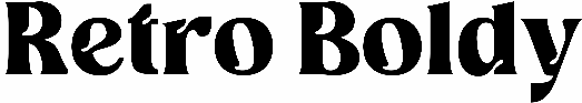 Retro Boldy