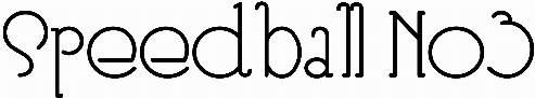 Speedball No3