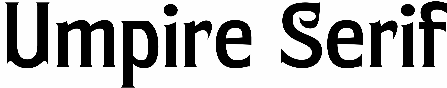 Umpire Serif