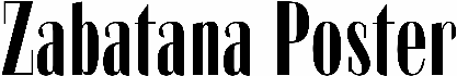 Zabatana Poster