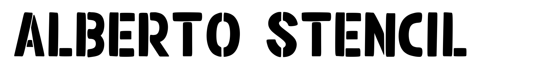 Alberto Stencil