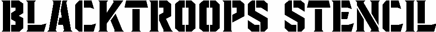 Blacktroops Stencil