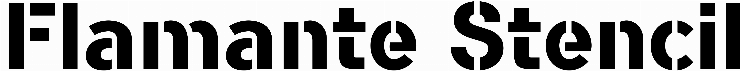 Flamante Stencil
