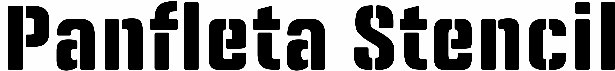 Panfleta Stencil