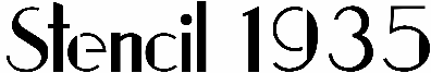 Stencil 1935