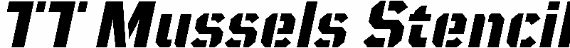 TT Mussels Stencil