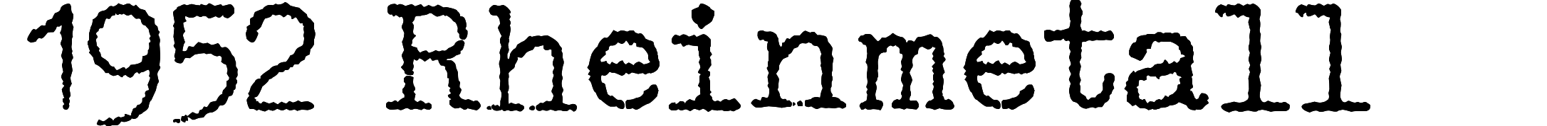 1952 Rheinmetall
