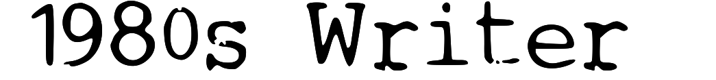 1980s Writer