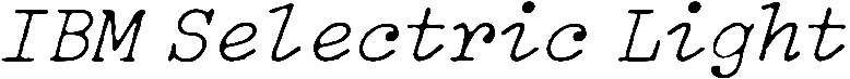 IBM Selectric Light