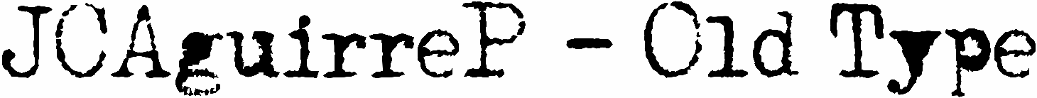 JCAguirreP - Old Type