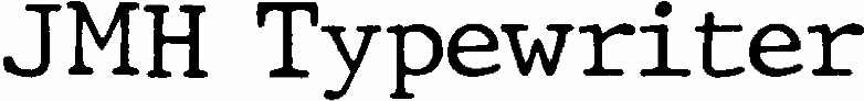 JMH Typewriter