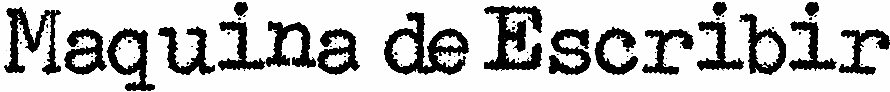 Maquina de Escribir