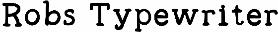 Robs Typewriter