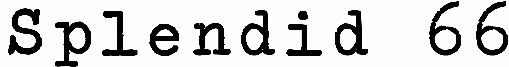 Splendid 66