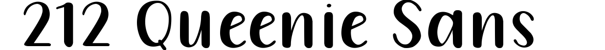 212 Queenie Sans